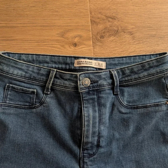 ZARA Basic Z1975Denim Dark Wash Skinny Jean - Picture 4 of 10